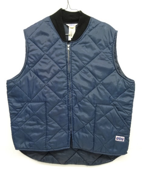 画像: 80'S BIG SMITH キルティングベスト ネイビー USA製 (VINTAGE) 「No Sleeve」 入荷しました。