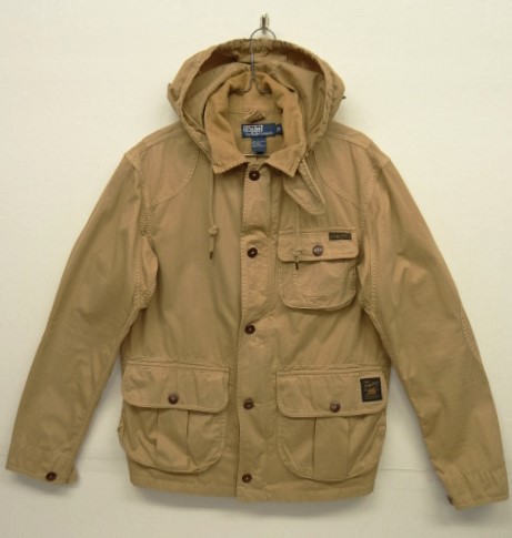 画像: 90'S RALPH LAUREN コットン フード付き ハンティングジャケット CONMARジップ (VINTAGE) 「Jacket」 入荷しました。