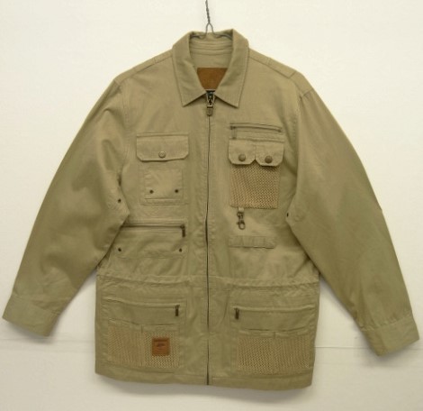 画像: 00'S RALPH LAUREN "LAUREN" レザータグ サファリジャケット ベージュ (VINTAGE) 「Jacket」 入荷しました。