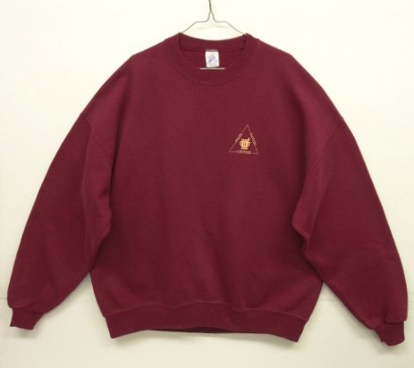 画像: 80'S JERZEES クルーネック スウェットシャツ バーガンディ USA製 (VINTAGE) 「Sweat Shirt」 入荷しました。