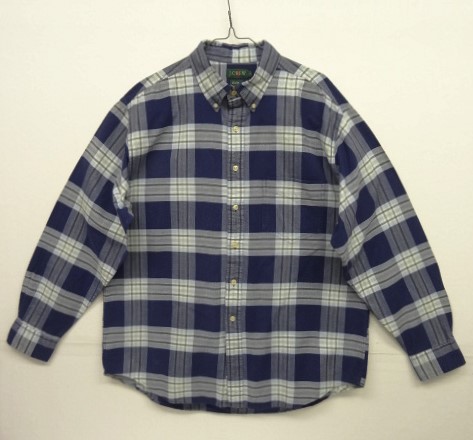 画像: 90'S J.CREW 旧タグ コットン BDシャツ チェック柄 (VINTAGE) 「L/S Shirt」 入荷しました。