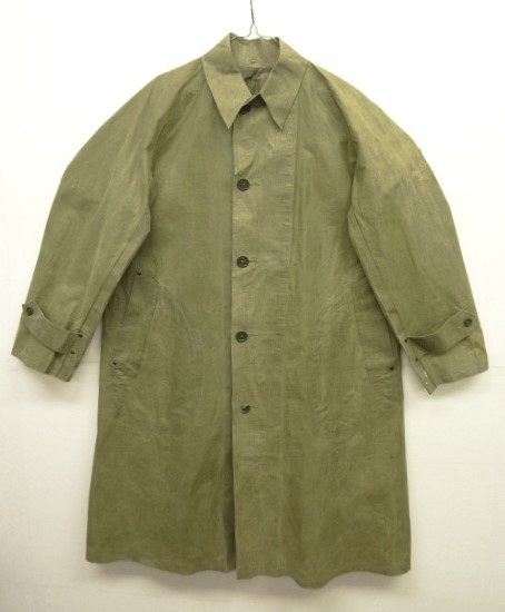 画像: 40'S アメリカ軍 US ARMY ゴム引き レインコート カーキ SMALL (VINTAGE) 「Jacket」 入荷しました。