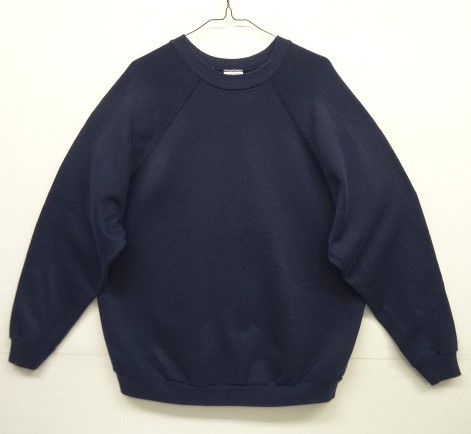 画像: 90'S TULTEX クルーネック ラグランスリーブ スウェットシャツ ネイビー USA製 (VINTAGE) 「Sweat Shirt」 入荷しました。