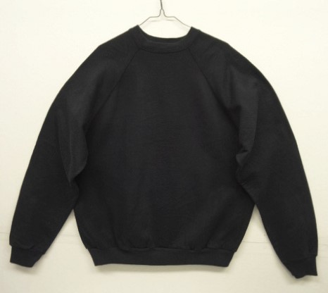 画像: 90'S TULTEX クルーネック ラグランスリーブ スウェットシャツ ブラック USA製 (VINTAGE) 「Sweat Shirt」 入荷しました。