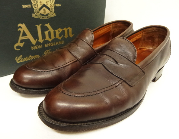 画像: ALDEN 9694F カーフレザー ローファー ダークブラウン USA製 箱付き (USED) 「Shoes」 入荷しました。