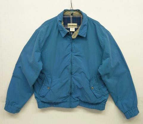 画像: 80'S LL Bean チンスト付き ドリズラージャケット ブルー/オンブレチェック USA製 (VINTAGE) 「Jacket」 入荷しました。