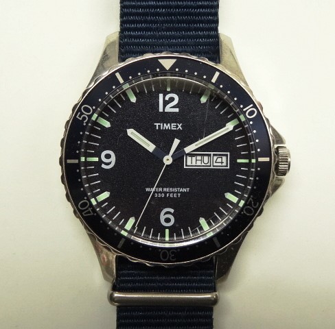 画像: J.CREW x TIMEX ダイバーズウォッチ ネイビー (USED) 「Accessorie」 入荷しました。