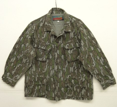 画像: BUSHLINE OUTDOOR ファティーグジャケット ツリーカモ (VINTAGE) 「Jacket」 入荷しました。