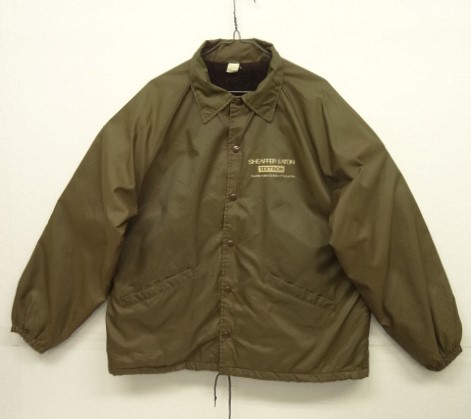 画像: 80'S UNKNOWN 裏地ボア付き コーチジャケット ブラウン USA製 (VINTAGE) 「Jacket」 入荷しました。