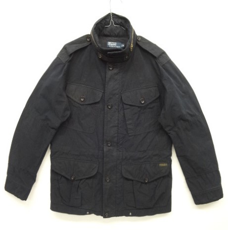 画像: 90'S RALPH LAUREN 斜めポケット ミリタリージャケット DK NAVY (VINTAGE) 「Jacket」 入荷しました。