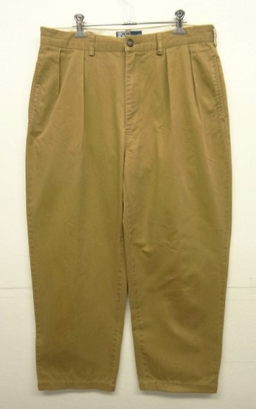 画像: 90'S RALPH LAUREN "ANDREW PANT" ツープリーツ チノパンツ TAN (VINTAGE) 「Bottoms」 入荷しました。