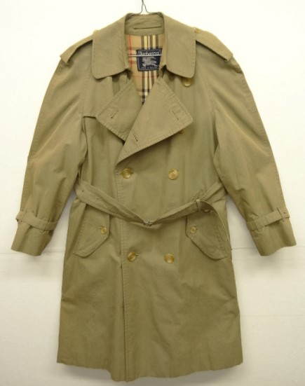 画像: 80'S BURBERRYS "COTTON100%" トレンチコート BEIGE イングランド製 (VINTAGE) 「Jacket」 入荷しました。