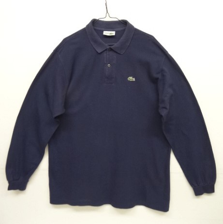 画像: 80'S CHEMISE LACOSTE 長袖 ポロシャツ ネイビー フランス製 (VINTAGE) 「L/S Shirt」 入荷しました。