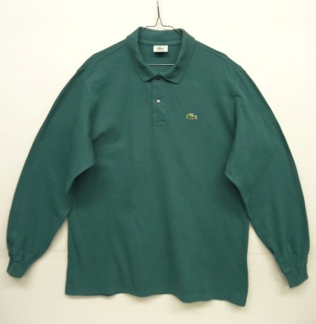 画像: 80'S CHEMISE LACOSTE 長袖 ポロシャツ グリーン フランス製 (VINTAGE) 「L/S Shirt」 入荷しました。