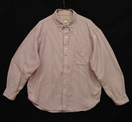 画像: 80'S LL Bean コットン/ポリ BDシャツ タッターソールチェック USA製 (VINTAGE) 「L/S Shirt」 入荷しました。