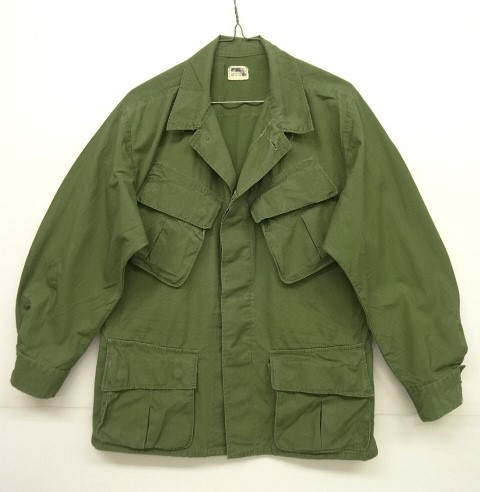 画像: 60'S アメリカ軍 US ARMY "JUNGLE FATIGUE 4th" リップストップ ファティーグジャケット S-SHORT (VINTAGE) 「Jacket」 入荷しました。