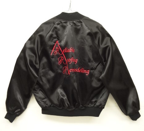 画像: 90'S AUBURN "RRR" 裏地付き サテンジャケット ブラック USA製 (VINTAGE) 「Jacket」 入荷しました。