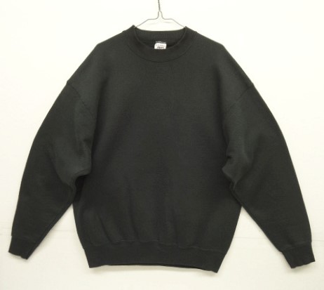 画像: 90'S BVD クルーネック スウェットシャツ ブラック USA製 (VINTAGE) 「Sweat Shirt」 入荷しました。