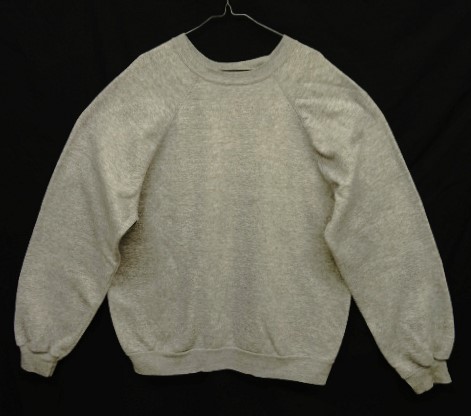 画像: 80'S TULTEX クルーネック ラグランスリーブ スウェットシャツ ヘザーグレー USA製 (VINTAGE) 「Sweat Shirt」 入荷しました。