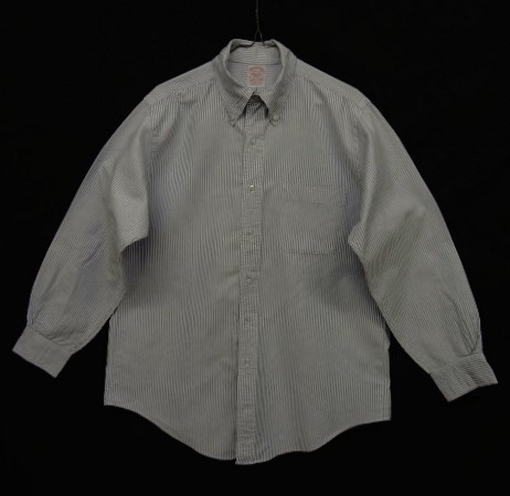 画像: 90'S BROOKS BROTHERS "MAKERS" オックスフォード BDシャツ ストライプ USA製 (VINTAGE) 「L/S Shirt」 入荷しました。