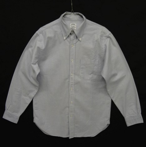 画像: 00'S BROOKS BROTHERS マチ付き オックスフォード BDシャツ ストライプ USA製 (VINTAGE) 「L/S Shirt」 入荷しました。