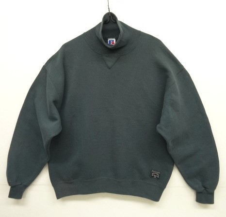 画像: 90'S RUSSELL ATHLETIC 前Vガゼット タートルネック スウェットシャツ USA製 (VINTAGE) 「Sweat Shit」 入荷しました。