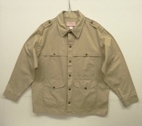 画像: 70'S C.C.FILSON ポプリン ハンティングジャケット ベージュ USA製 (VINTAGE) 「Jacket」 入荷しました。