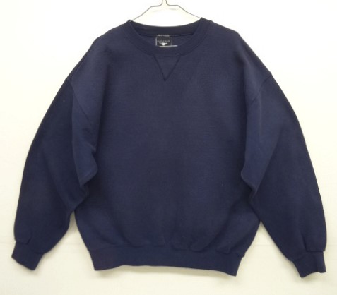 画像: 90'S CHEETAH 前Vガゼット付き クルーネック スウェットシャツ ネイビー USA製 (VINTAGE) 「Sweat Shirt」 入荷しました。