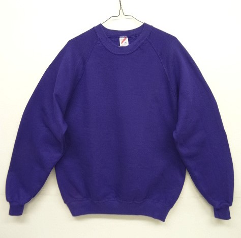 画像: 90'S JERZEES クルーネック スウェットシャツ ダークグレープ USA製 (VINTAGE) 「Sweat Shirt」 入荷しました。