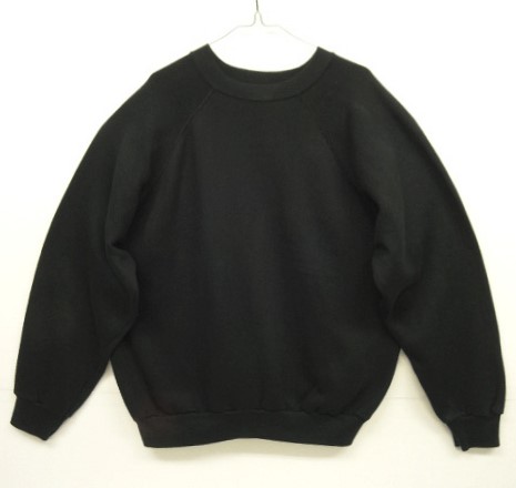 画像: 80'S TULTEX クルーネック ラグランスリーブ スウェットシャツ ブラック USA製 (VINTAGE) 「Sweat Shirt」 入荷しました。