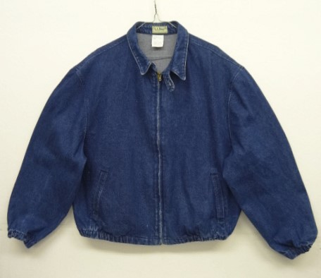 画像: 80'S LL Bean チンスト付き デニム ドリズラージャケット インディゴ USA製 (VINTAGE) 「Jacket」 入荷しました。