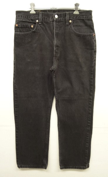 画像: 90'S LEVIS 505 デニム BLACK USA製 W34L30 (VINTAGE) 「Bottoms」 入荷しました。