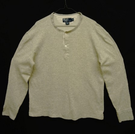 画像: 90'S RALPH LAUREN 2レイヤー ヘンリーネック ロンT オートミールヘザー (VINTAGE) 「L/S Shirt」 入荷しました。