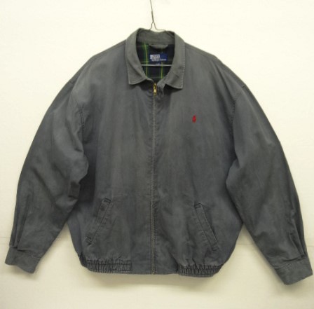 画像: 90'S RALPH LAUREN チンスト付き ドリズラージャケット ブルー (VINTAGE) 「Jacket」 入荷しました。