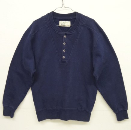 画像: 80'S LL Bean by RUSSELL ATHLETIC ヘンリーネック スウェットシャツ USA製 (VINTAGE) 「Sweat Shirt」 入荷しました。