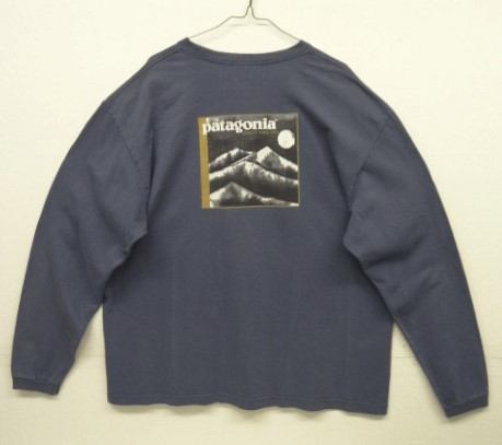 画像: 90'S PATAGONIA バックプリント BENEFICIAL T'S 長袖Tシャツ ネイビー MEXICO製 (VINTAGE) 「T-Shirt」 入荷しました。