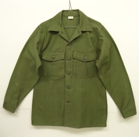 画像: 70'S アメリカ軍 US ARMY "OG107" コットンサテン ユーティリティシャツ (DEADSTOCK) 「L/S Shirt」 入荷しました。