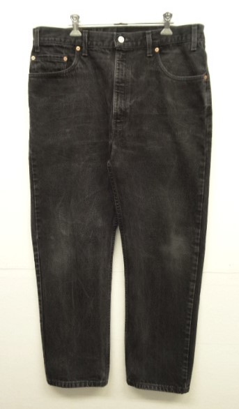 画像: 90'S LEVIS 505 デニム ブラック USA製 W38L30 (VINTAGE) 「Bottoms」 入荷しました。