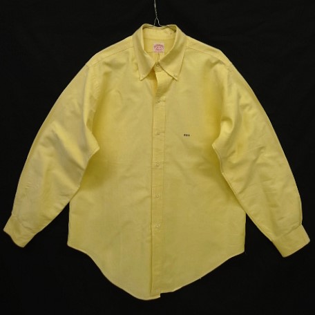 画像: 60'S BROOKS BROTHERS "6ボタン" オックスフォード BDシャツ レモンイエロー USA製 (VINTAGE) 「L/S Shirt」 入荷しました。