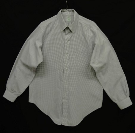 画像: 70'S BROOKS BROTHERS "6ボタン" ポプリン BDシャツ タッターソール USA製 (VINTAGE) 「L/S Shirt」 入荷しました。