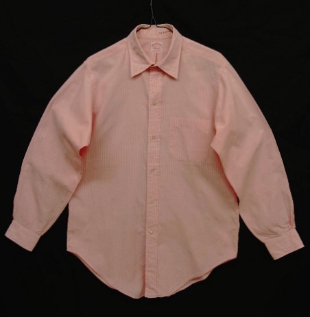 画像: 60'S BROOKS BROTHERS "6ボタン" ポプリン BDシャツ ストライプ USA製 (VINTAGE) 「L/S Shirt」 入荷しました。