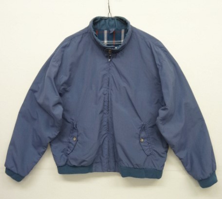 画像: 90'S LL Bean 裏地チェック ドリズラージャケット ブルー (VINTAGE) 「Jacket」 入荷しました。