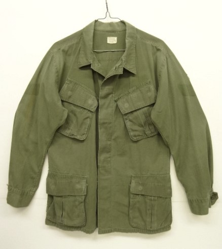 画像: 60'S アメリカ軍 US ARMY "JUNGLE FATIGUE" リップストップ ファティーグジャケット M-R (VINTAGE) 「Jacket」 入荷しました。