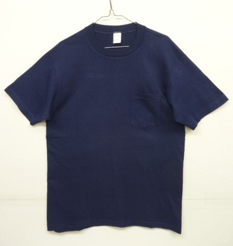 画像: 90'S JC PENNEY 耳付きポケット シングルステッチ 半袖 Tシャツ ネイビー USA製 (VINTAGE) 「T-Shirt」 入荷しました。