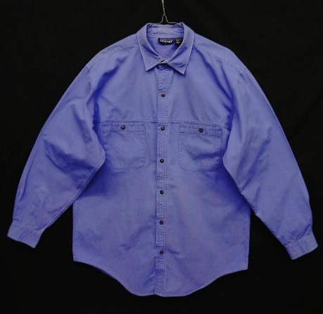 画像: 80'S PATAGONIA 旧タグ コットン ワークシャツ ブルー (VINTAGE) 「L/S Shirt」 入荷しました。