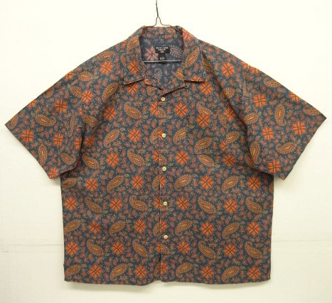 画像: RALPH LAUREN "POLO JEANS" コットン 半袖 オープンカラーシャツ ペイズリー柄 (VINTAGE) 「S/S Shirt」 入荷しました。