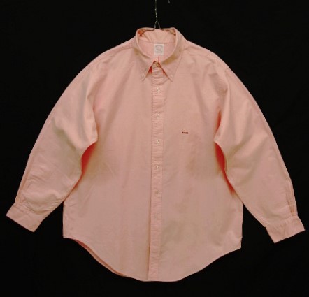 画像: 80'S BROOKS BROTHERS "MAKERS" オックスフォード BDシャツ ピンク USA製 (VINTAGE) 「L/S Shirt」 入荷しました。