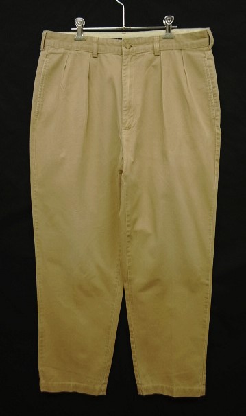 画像: 90'S RALPH LAUREN "ANDREW PANT" ツープリーツ チノパンツ ベージュ (VINTAGE) 「Bottoms」 入荷しました。