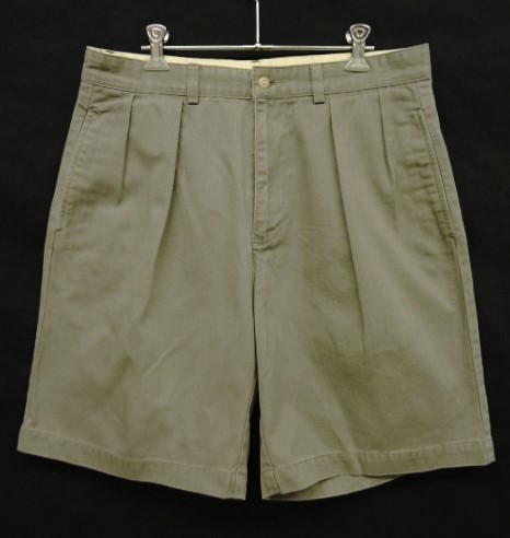 画像: 90'S RALPH LAUREN "TYLER SHORT" ツープリーツ チノショーツ カーキ (VINTAGE) 「Shorts」 入荷しました。