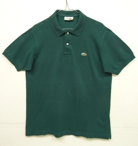 画像: 80'S CHEMISE LACOSTE ポロシャツ ダークグリーン フランス製 (VINTAGE) 「S/S Polo」 入荷しました。